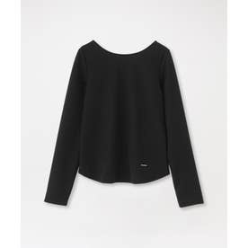 コードピケバックオープントップス （ブラック）