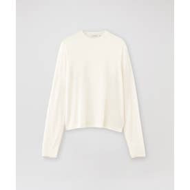 【Lyocell SILK】ロングスリーブTシャツ （ホワイト）