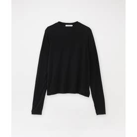 【Lyocell SILK】ロングスリーブTシャツ （ブラック）