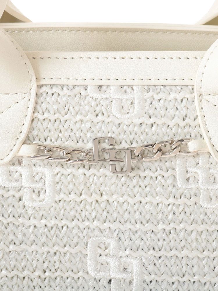 GYDA GG embroidery BOX BAG（オフホワイト） -靴＆ファッション通販 