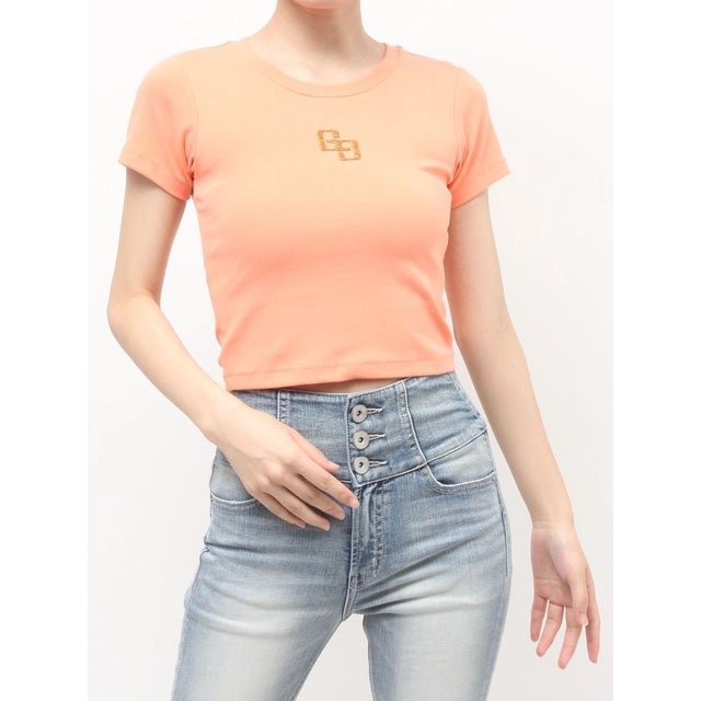 GLITTER GG Tシャツ （オレンジ）
