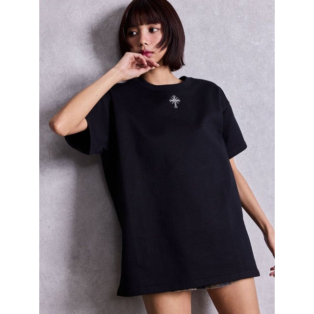 sacred edge cross emboss BIG Tシャツ （ブラック）