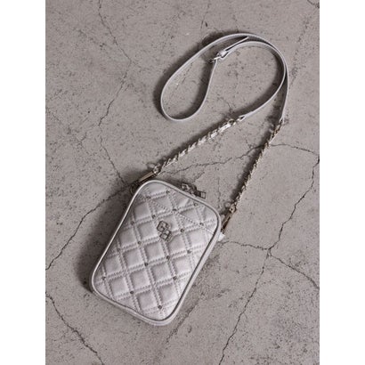 GG bijou quiltingミニショルダーBAG （シルバー）｜詳細画像