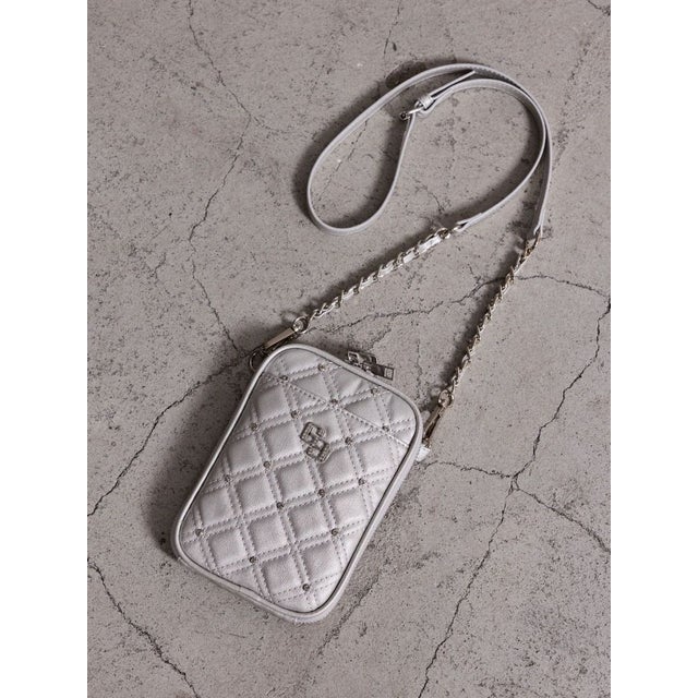GG bijou quiltingミニショルダーBAG （シルバー）