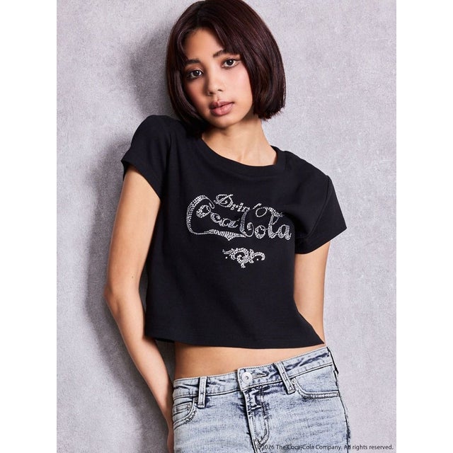 Coca-Cola bijou Tシャツ （ブラック）