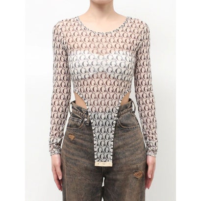 GYDA SHEER BODY SUIT【返品不可商品】 （ブラック）｜詳細画像