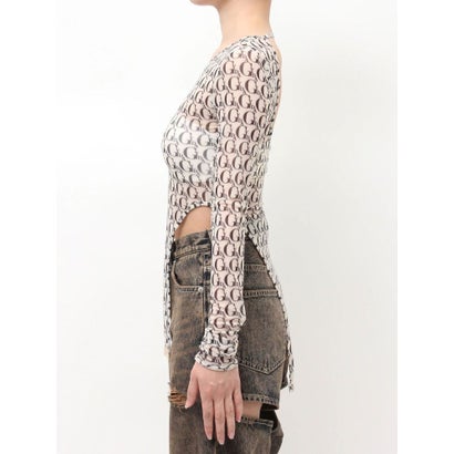 GYDA SHEER BODY SUIT【返品不可商品】 （ブラック）｜詳細画像