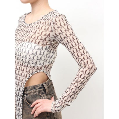 GYDA SHEER BODY SUIT【返品不可商品】 （ブラック）｜詳細画像