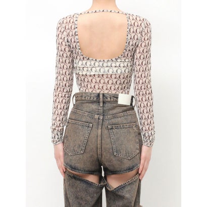 GYDA SHEER BODY SUIT【返品不可商品】 （ブラック）｜詳細画像