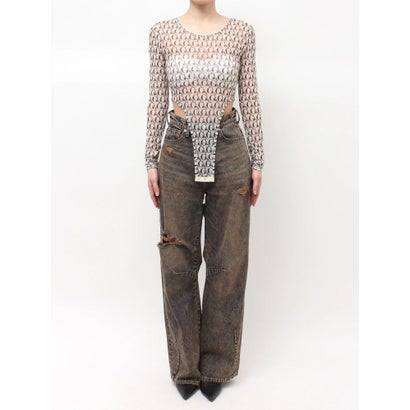 GYDA SHEER BODY SUIT【返品不可商品】 （ブラック）｜詳細画像