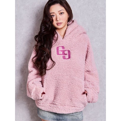GGボアパーカー （ピンク）｜詳細画像