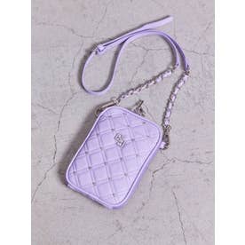 GG bijou quilting ミニショルダーBAG （パープル）