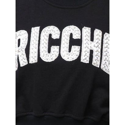 RICCHE bijouショートスウェットトップス （ブラック）｜詳細画像