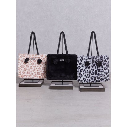 GYDAフェイクファーMトートBAG （ダークミックス）｜詳細画像