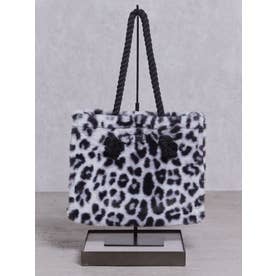 フェイクファーMトートBAG （ダークミックス）