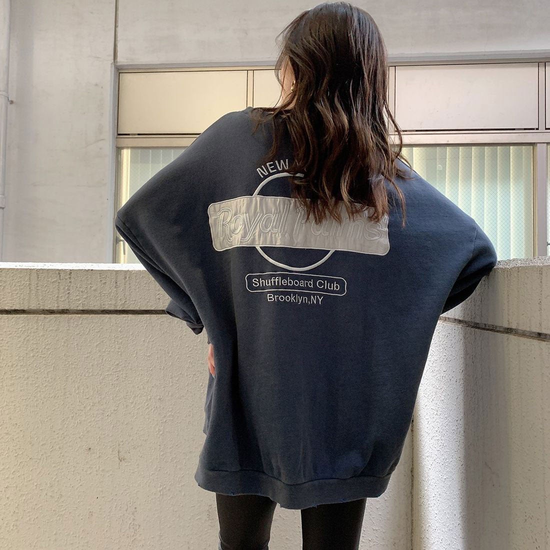 ジェイダ GYDA RoyalPalmsスウェットドルマンTOPS （ネイビー 