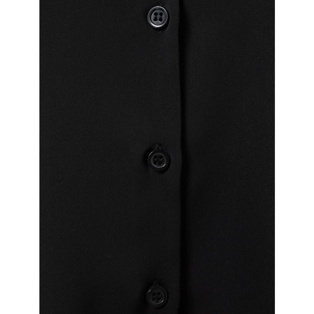GYDA ショルダーOPEN DRAPE ブラウス（ブラック） -ファッション通販 