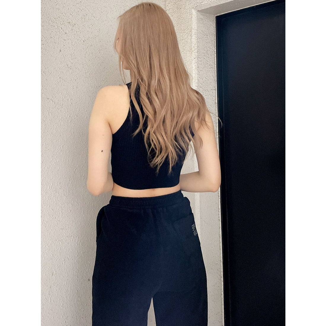 ジェイダ GYDA SQUARE gyda MOLD アメスリニットトップス （BLK） -靴 