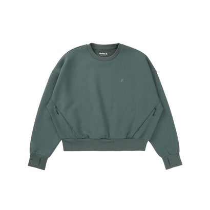 ハーレー Hurley トレーナー スウェット レディース ワンポイント ロゴ PHANTOM （PRB）｜詳細画像