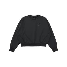 トレーナー スウェット レディース ワンポイント ロゴ PHANTOM （BLK）