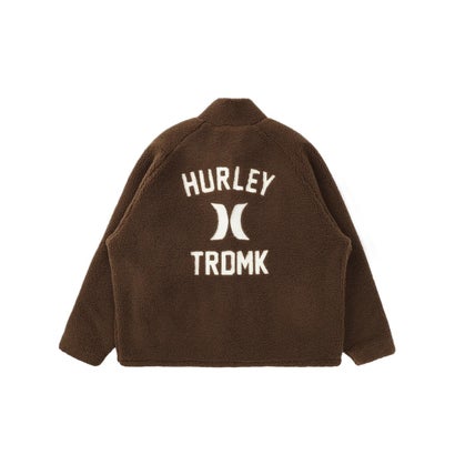 ハーレー Hurley ジャケット レディース ボア バックプリント ロゴ BOA （BRW）｜詳細画像