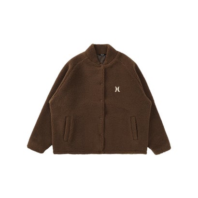 ハーレー Hurley ジャケット レディース ボア バックプリント ロゴ BOA （BRW）｜詳細画像