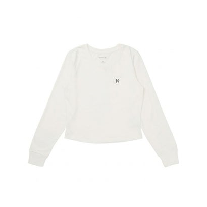 ハーレー Hurley 長袖 Tシャツ ロンT レディース バックプリント ロゴ （OWHT）｜詳細画像