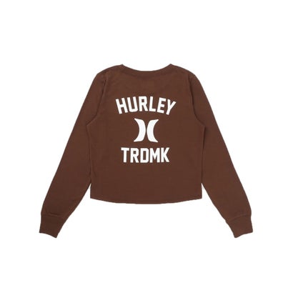 ハーレー Hurley 長袖 Tシャツ ロンT レディース バックプリント ロゴ （OWHT）｜詳細画像