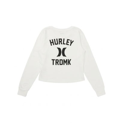 ハーレー Hurley 長袖 Tシャツ ロンT レディース バックプリント ロゴ （OWHT）｜詳細画像