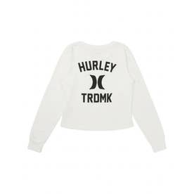 長袖 Tシャツ ロンT レディース バックプリント ロゴ （OWHT）
