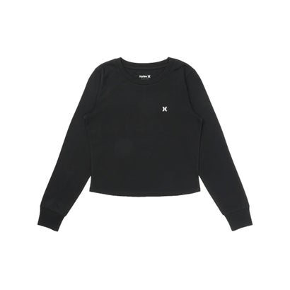 ハーレー Hurley 長袖 Tシャツ ロンT レディース バックプリント ロゴ （BRW）｜詳細画像