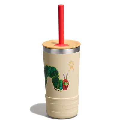 エリックカール 12oz キッズ タンブラー ウィズ ストロー（ERIC CARLE 12oz KIDS TUMBLER WITH STRAW） （Caterpillar）｜詳細画像