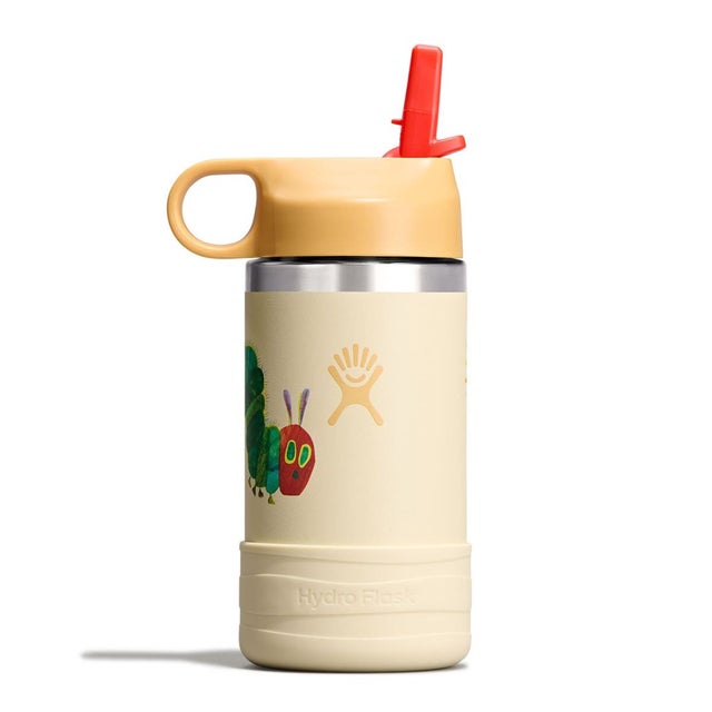 エリックカール 12oz キッズ ワイドマウス ボトル（ERIC CARLE 12oz KIDS WIDE MOUTH BOTTLE） （Caterpillar）