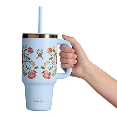 ハイドロフラスク Hydro Flask アウト ウエスト 32oz トラベル タンブラー（OUT WEST 32oz TRAVEL TUMBLER） （WesternLightBlue）｜詳細画像