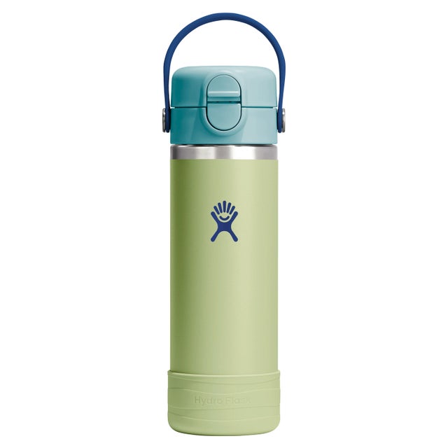 ステンレスボトル マグボトル 水筒 魔法瓶 18oz キッズ ワイドマウス 532ml 保冷 保温 直飲み 890219 （SEEDLINGGREEN）