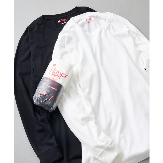 2P Japan Fit クルーネックロングスリーブTシャツ H5440 （マルチ）