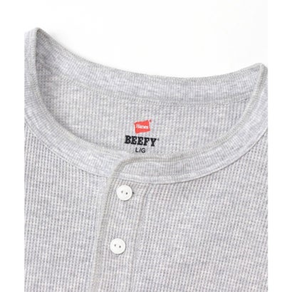 ヘインズ Hanes HANES 長袖 Tシャツ ロンT メンズ ヘンリーネック （010）｜詳細画像