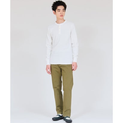 ヘインズ Hanes HANES 長袖 Tシャツ ロンT メンズ ヘンリーネック （010）｜詳細画像