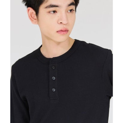 ヘインズ Hanes HANES 長袖 Tシャツ ロンT メンズ ヘンリーネック （060）｜詳細画像