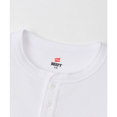 ヘインズ Hanes HANES 長袖 Tシャツ ロンT メンズ ヘンリーネック （060）｜詳細画像