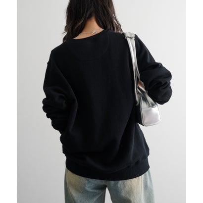 Hanes SWEATS KURO クルーネック （ブラック）｜詳細画像