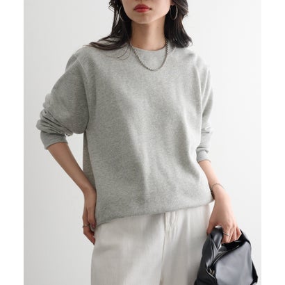 Hanes SWEATS MOKU クルーネック （グレー）｜詳細画像
