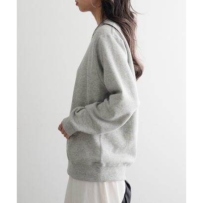 Hanes SWEATS MOKU クルーネック （グレー）｜詳細画像