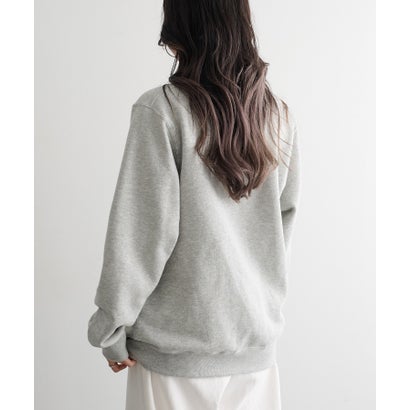 Hanes SWEATS MOKU クルーネック （グレー）｜詳細画像