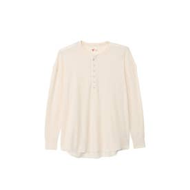 /レディス/THERMAL HENRY NECK LS （OFF WHITE）