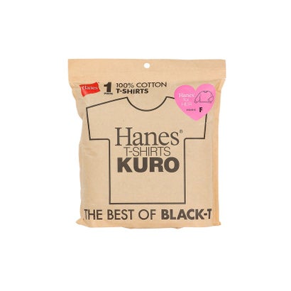 ヘインズ/レディス/1P T-SHIRTS KURO for HER （BLACK）｜詳細画像