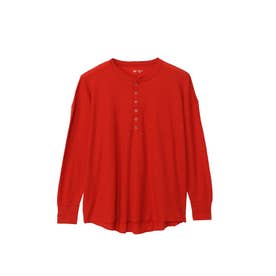 /レディス/THERMAL HENRY NECK LS （RED）