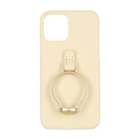 HASHIBAMI Gem Stone Ring iPhonecase 【天然石リング アイフォンケース】 ※iPhone 12/12pro （アイボリー）
