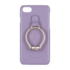 HASHIBAMI Gem Stone Ring iPhonecase 【天然石リング アイフォンケース】 ※iPhone 7/8/SE2 用 （パープル）