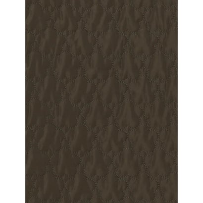 花柄キルティングノーカラーブルゾン （カーキ）｜詳細画像